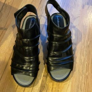 Women’s Croft & Barrow Black Wedge Sandals